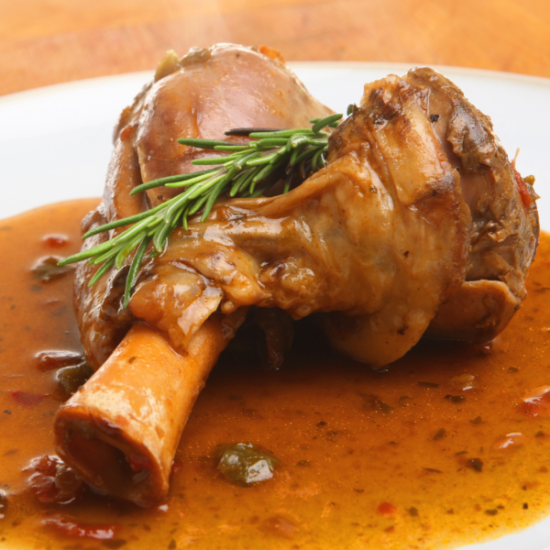 honey lamb shanks